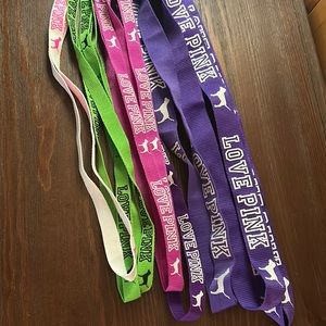Bundle 9 love pink lanyards
